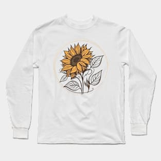 Sunflower logo Long Sleeve T-Shirt